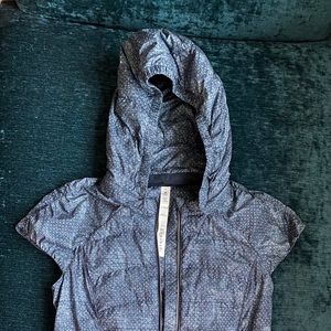 LuLuLemon Hooded Blue Puffy Vest